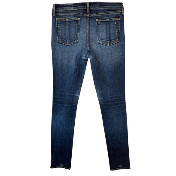 Rag & Bone Dark Blue Skinny Jeans Women's Size 30 - Picture 3 of 8